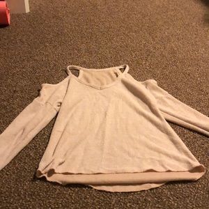 Sweater with cut outs